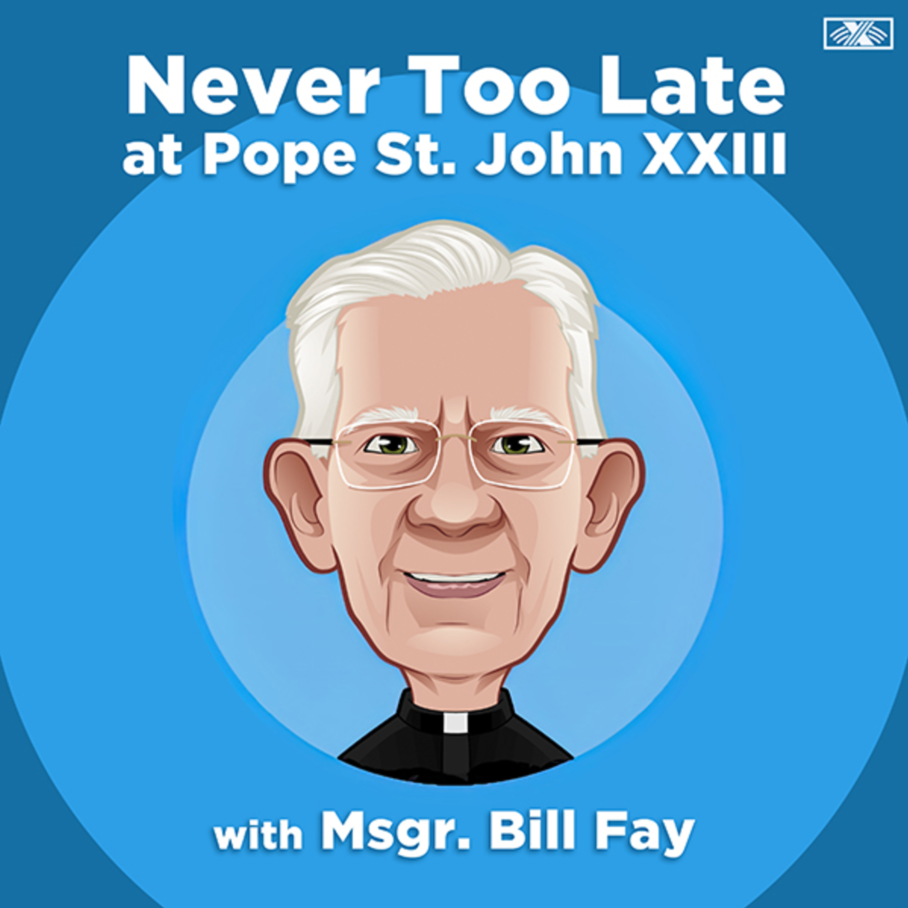 Never Too Late at Pope St. John XXIII Seminary podcast artwork