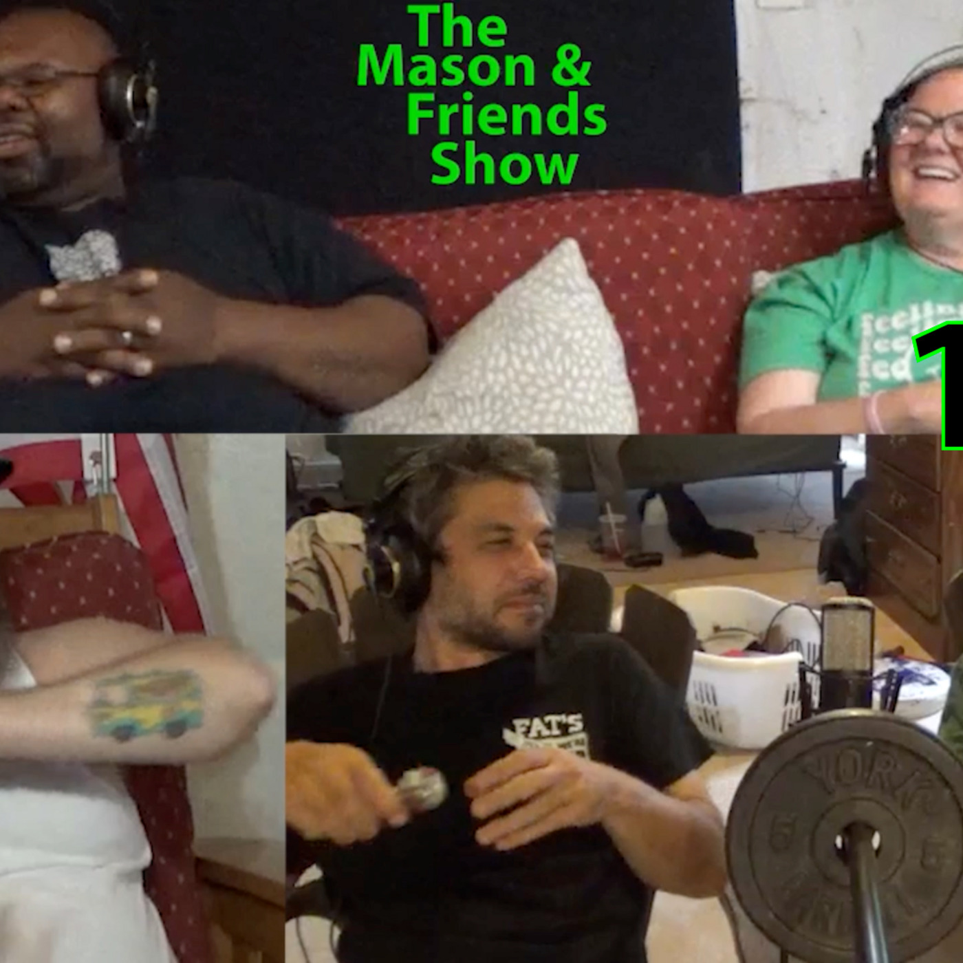 The Mason and Friends Show 1031: e1031. The Mason and Friends Show. Ep 1031. Fight young Self?Jiggle more,no full names?