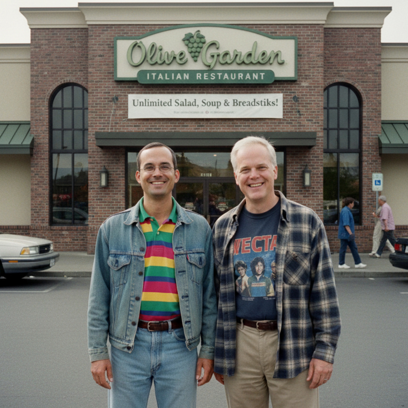 We Could’ve Been Standing Outside an Olive Garden