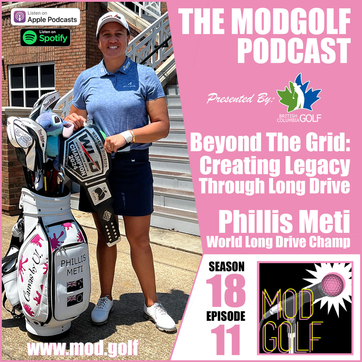The ModGolf Podcast: Beyond The Grid: Creating Legacy Through Long Drive - Phillis Meti, World Long Drive Champion