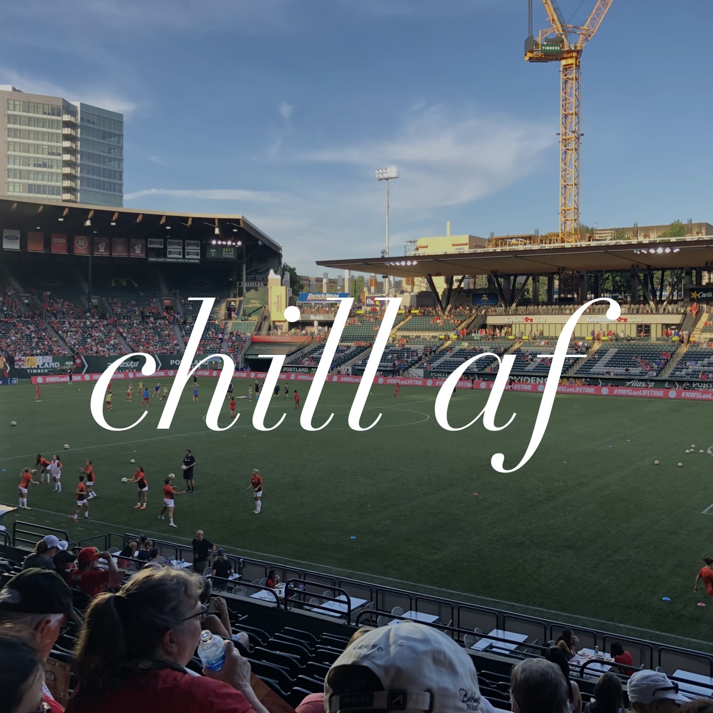 Binaural soccer game, Portland Thorns vs Houston Dash 45th minute to the 75th minute