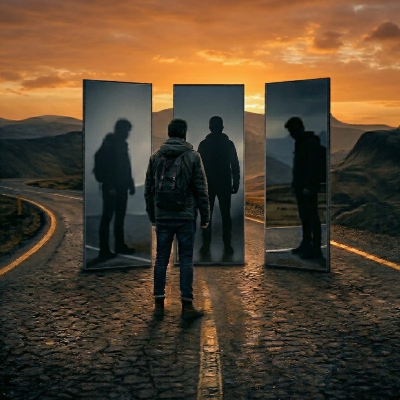 خط أصفر 54: ثلاث مرايا وإنسان واحد