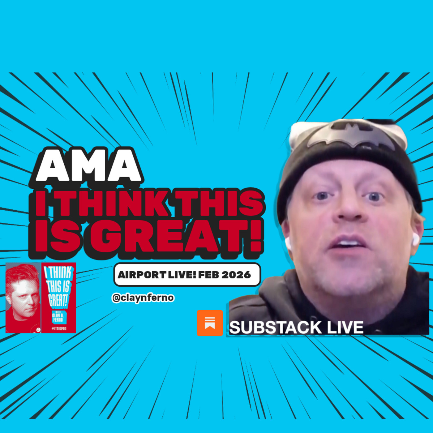 I Think This Is Great! with Clay N. Ferno airportama: Star Trek, G.I. Joe, & Fallout | Airport AMA & Livestream Deep Dive