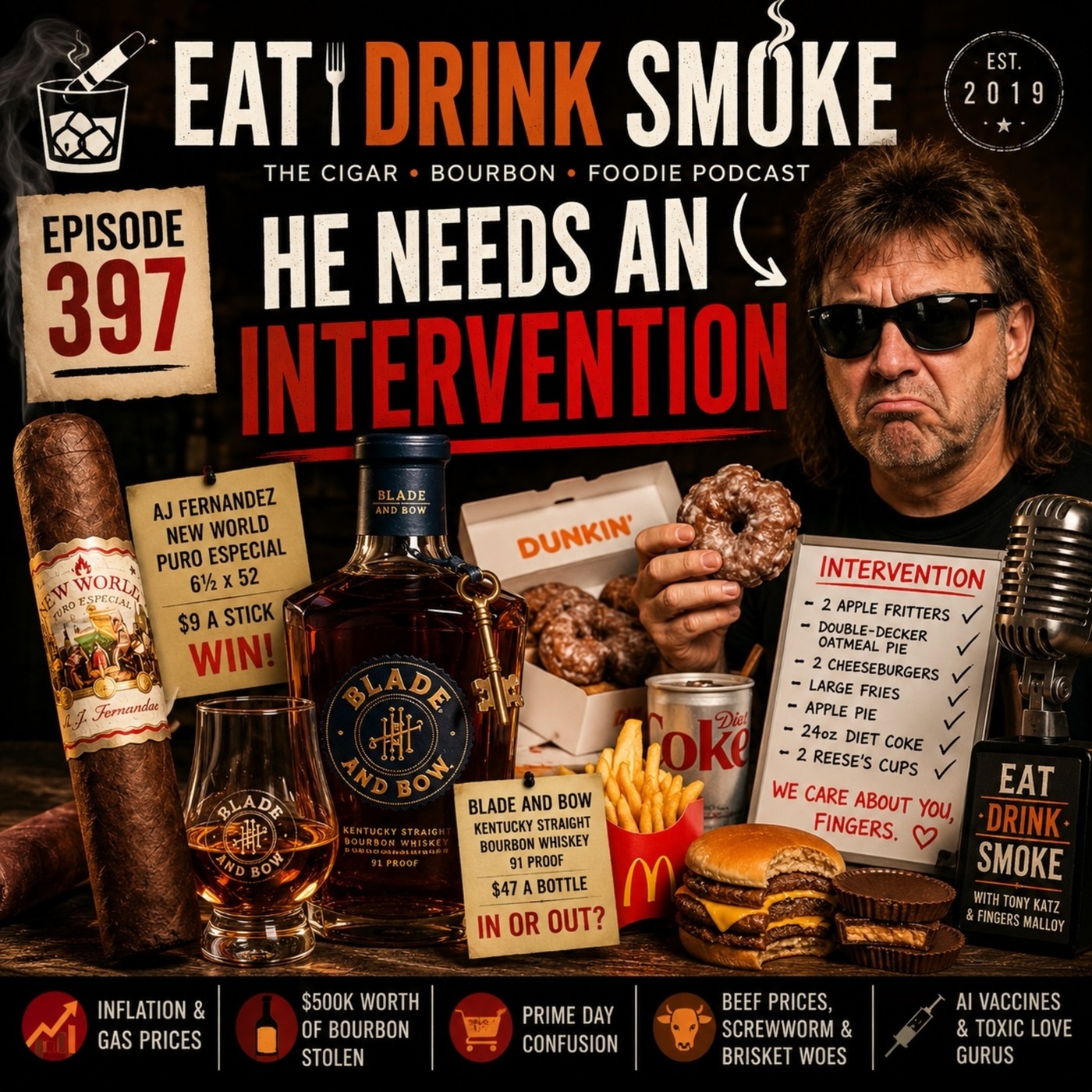 Eat Drink Smoke: He Needs An Intervention