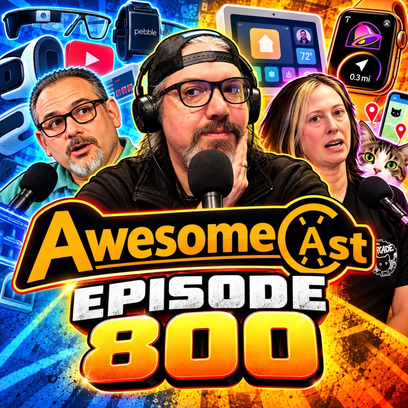 AwesomeCast: Tech and Gadget Talk: AwesomeCast 800: 800 Episodes Later: Tech Got Weird