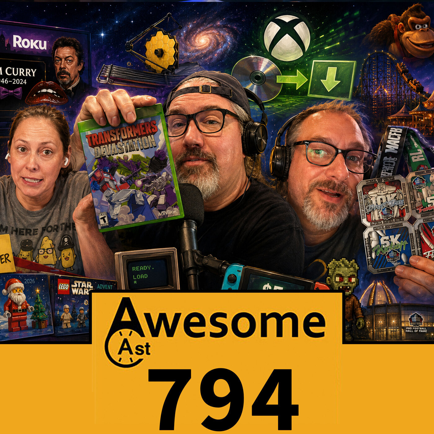 AwesomeCast 794: Xbox Discs Go Digital, Gamescom’s AI Problem, $100K Keyboards & Retro Tech