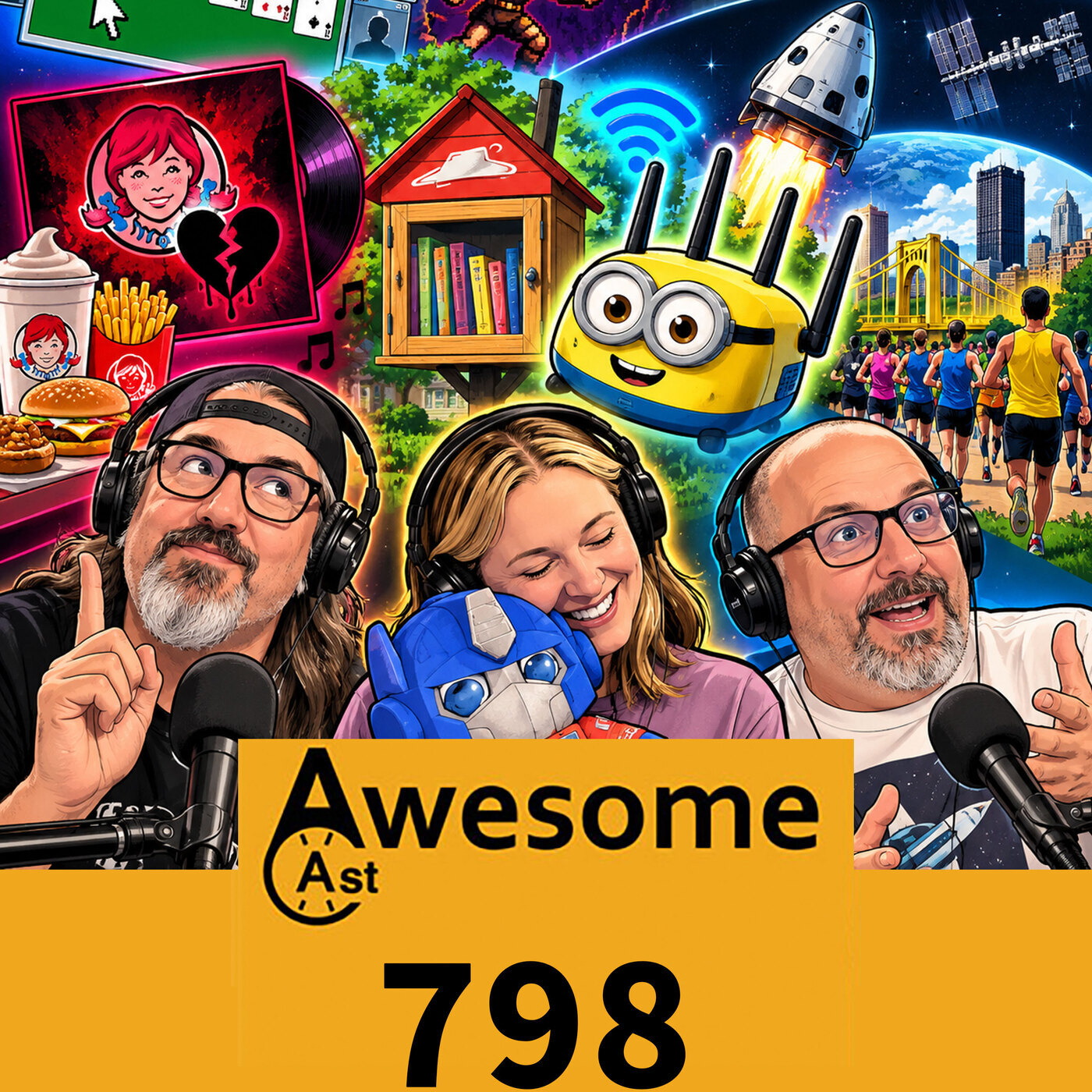 A Minions Router, Windows 98 Solitaire and Fast-Food Emo | AwesomeCast 798