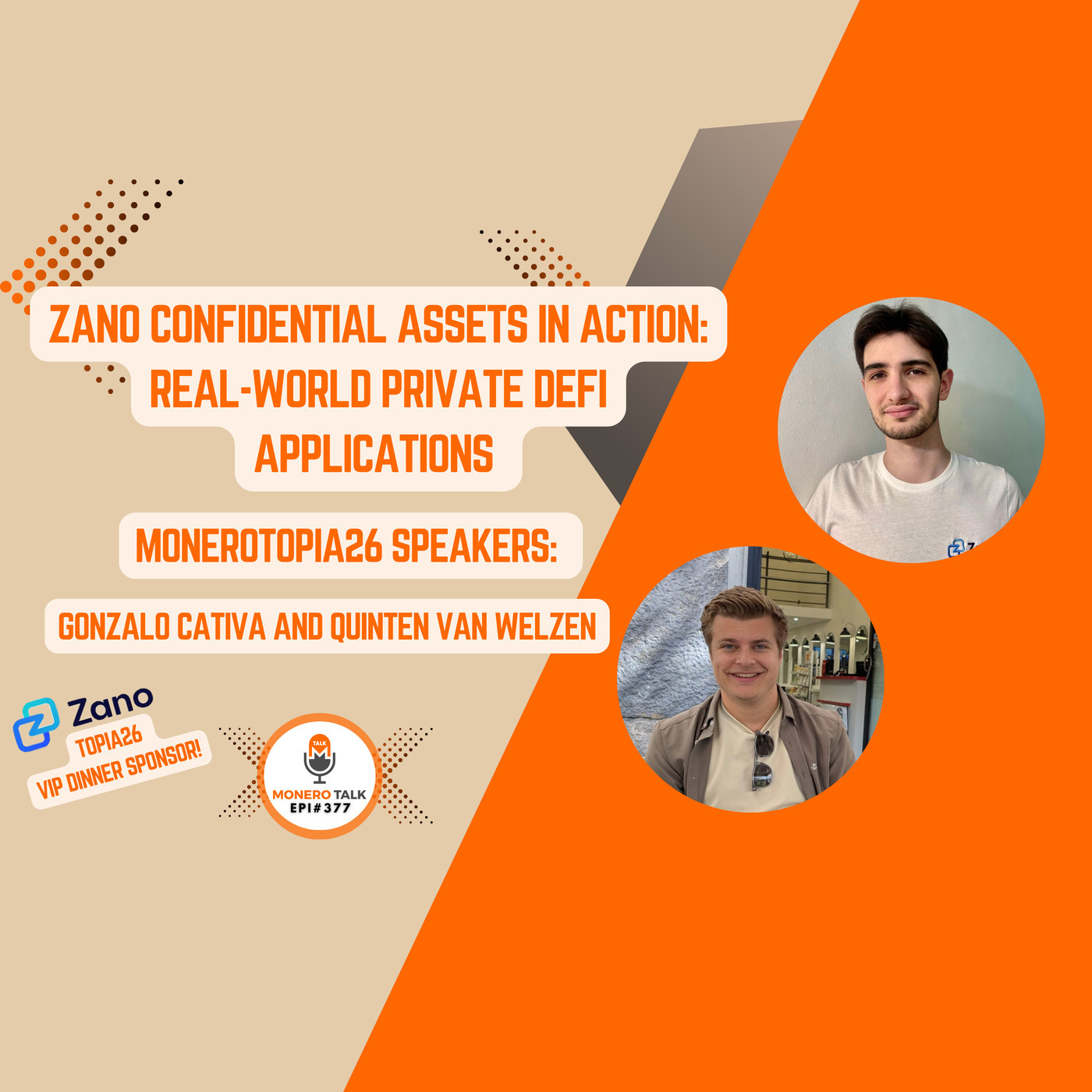 Zano Confidential Assets in Action: real-world private DeFi applications | EPI 377