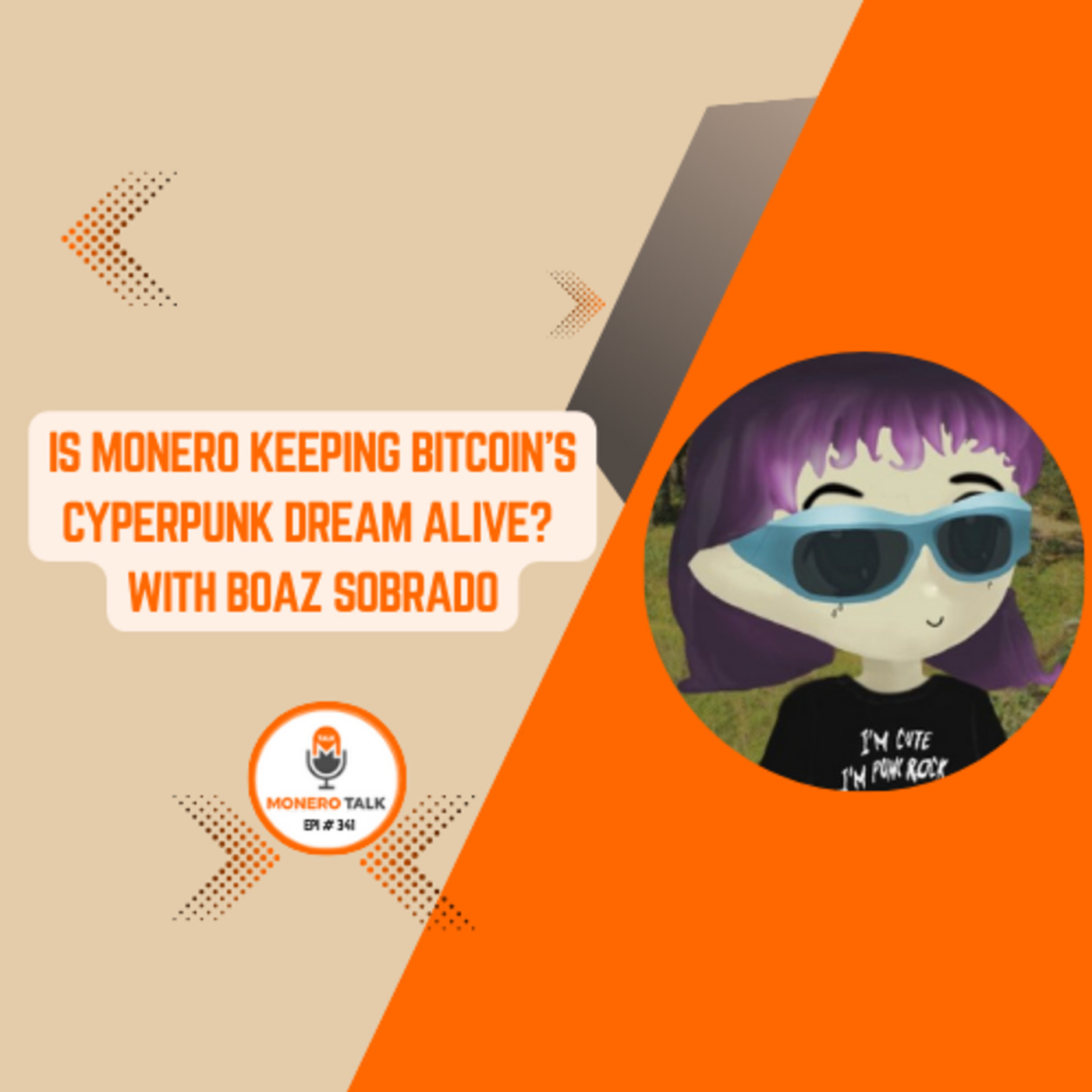 Monero Talk monerotalk-341: Is Monero keeping Bitcoin’s Cyperpunk Dream Alive? With Boaz Sobrado | EPI 341