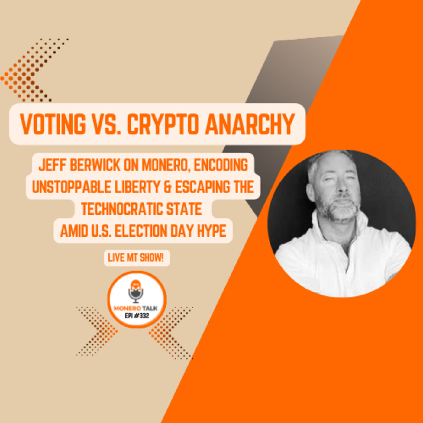 Monero Talk: Jeff Berwick on XMR, Encoding Unstoppable Liberty & Escaping Technocratic State – Monero Talk