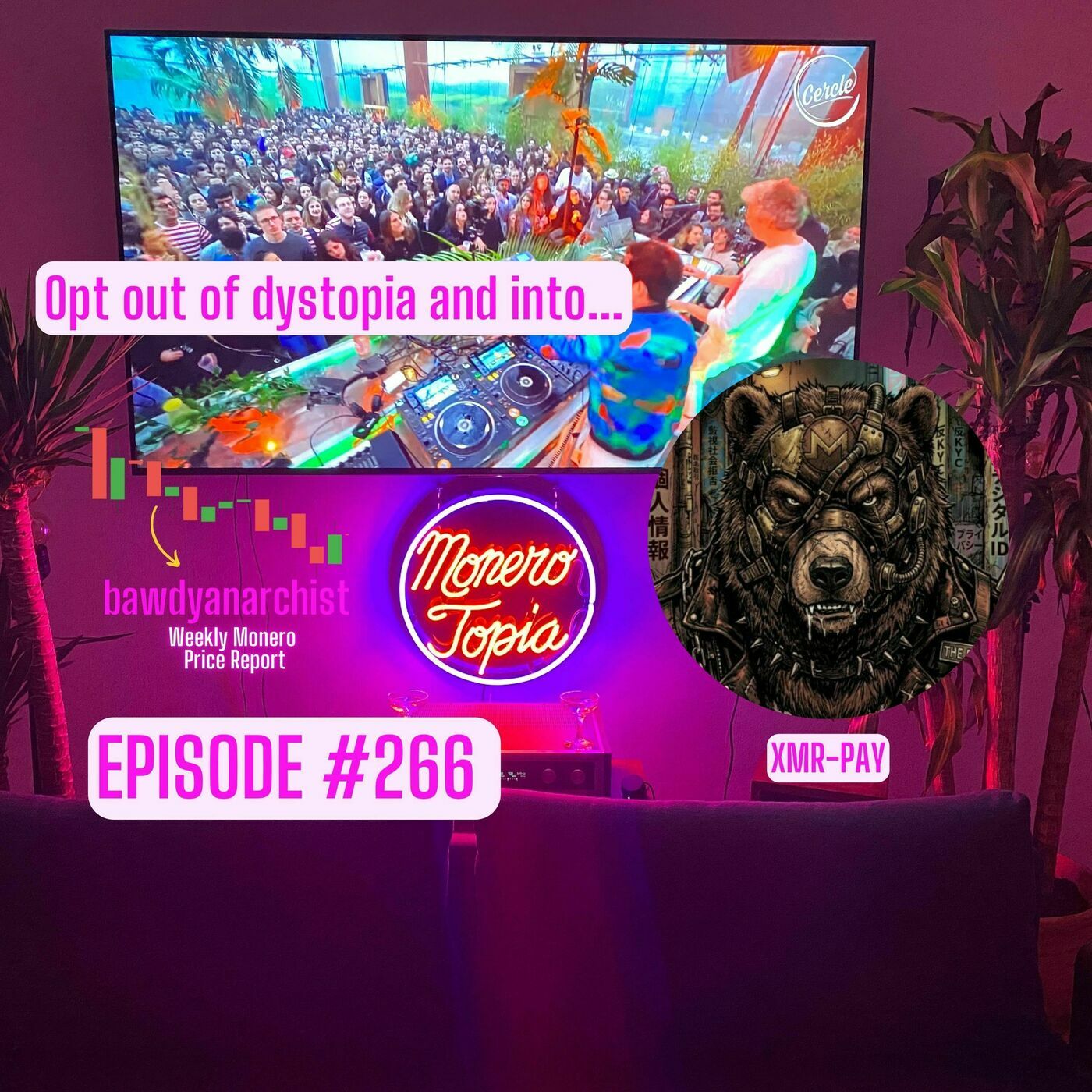Monero Talk monerotopia-266: XMR-Pay w/ SlowBearDigger! + Price, News & More! | EPI 266