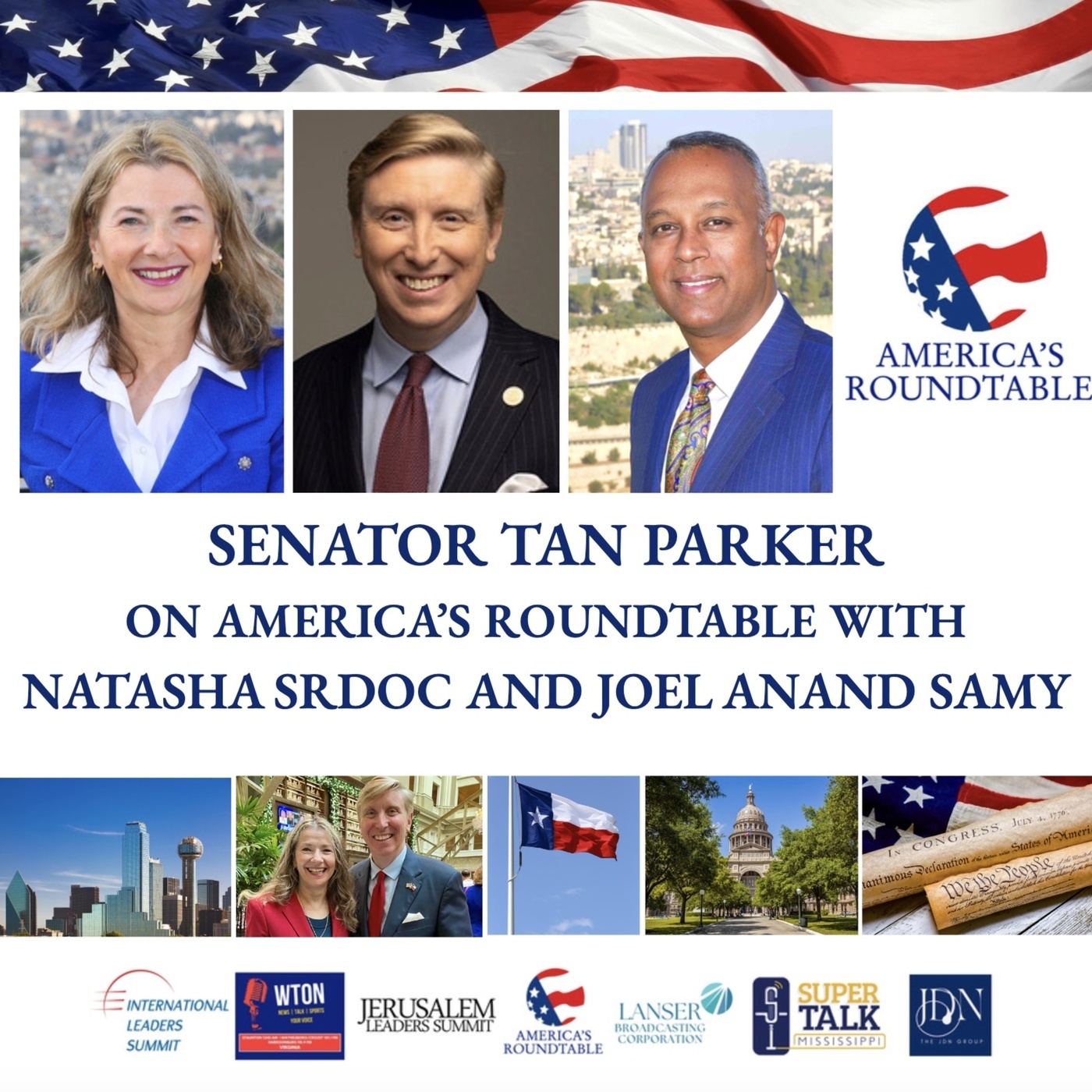 America's Roundtable with Senator Tan Parker, Senate Majority Leader | Pro-Growth Policies | Launch of Texas Stock Exchange (TXSE) | Protecting Texas and America's Interests at Home and Abroad