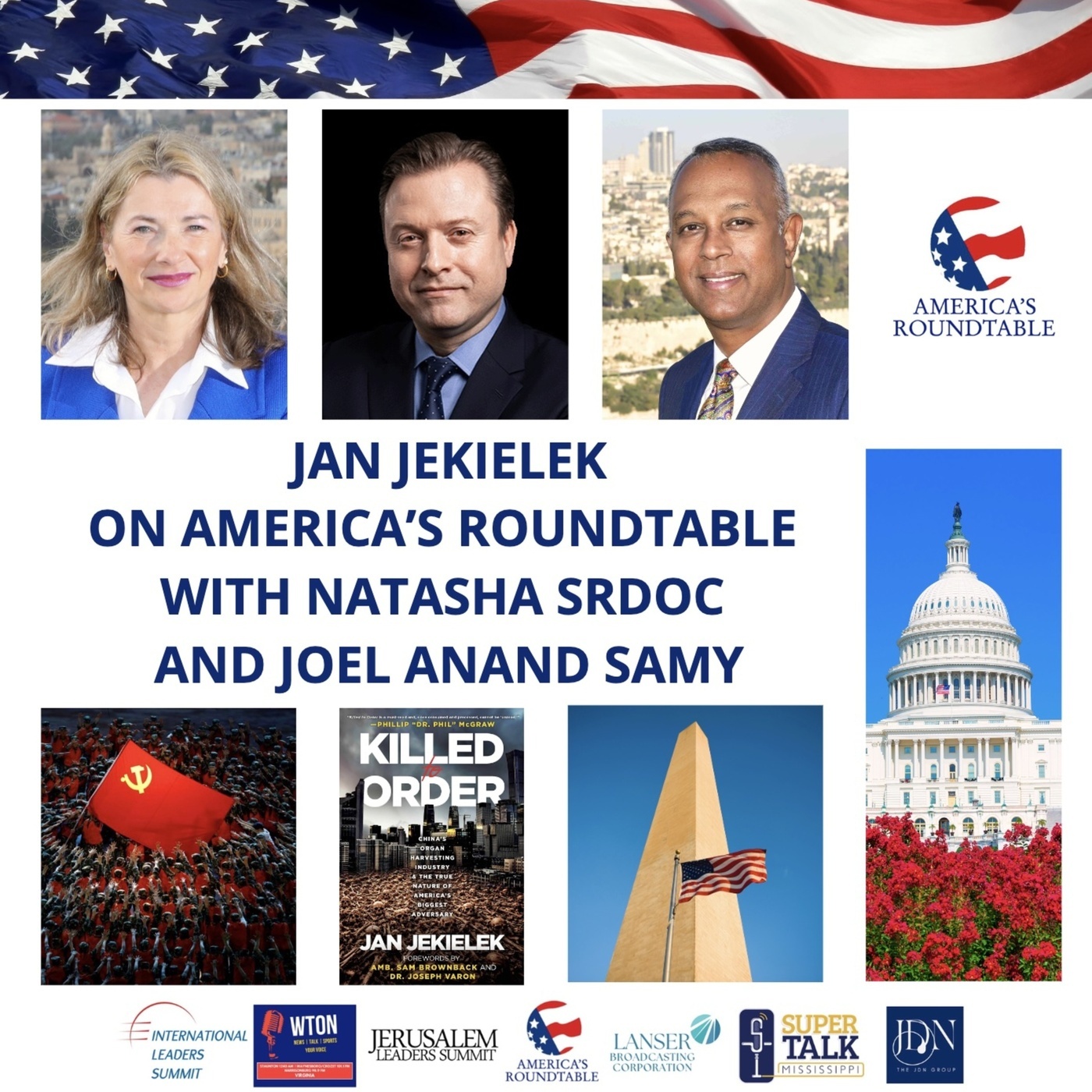 America's Roundtable with Jan Jekielek | Epoch Times Editor and Author: "Killed to Order: China's Organ Harvesting Industry and the True Nature of America's Biggest Adversary"