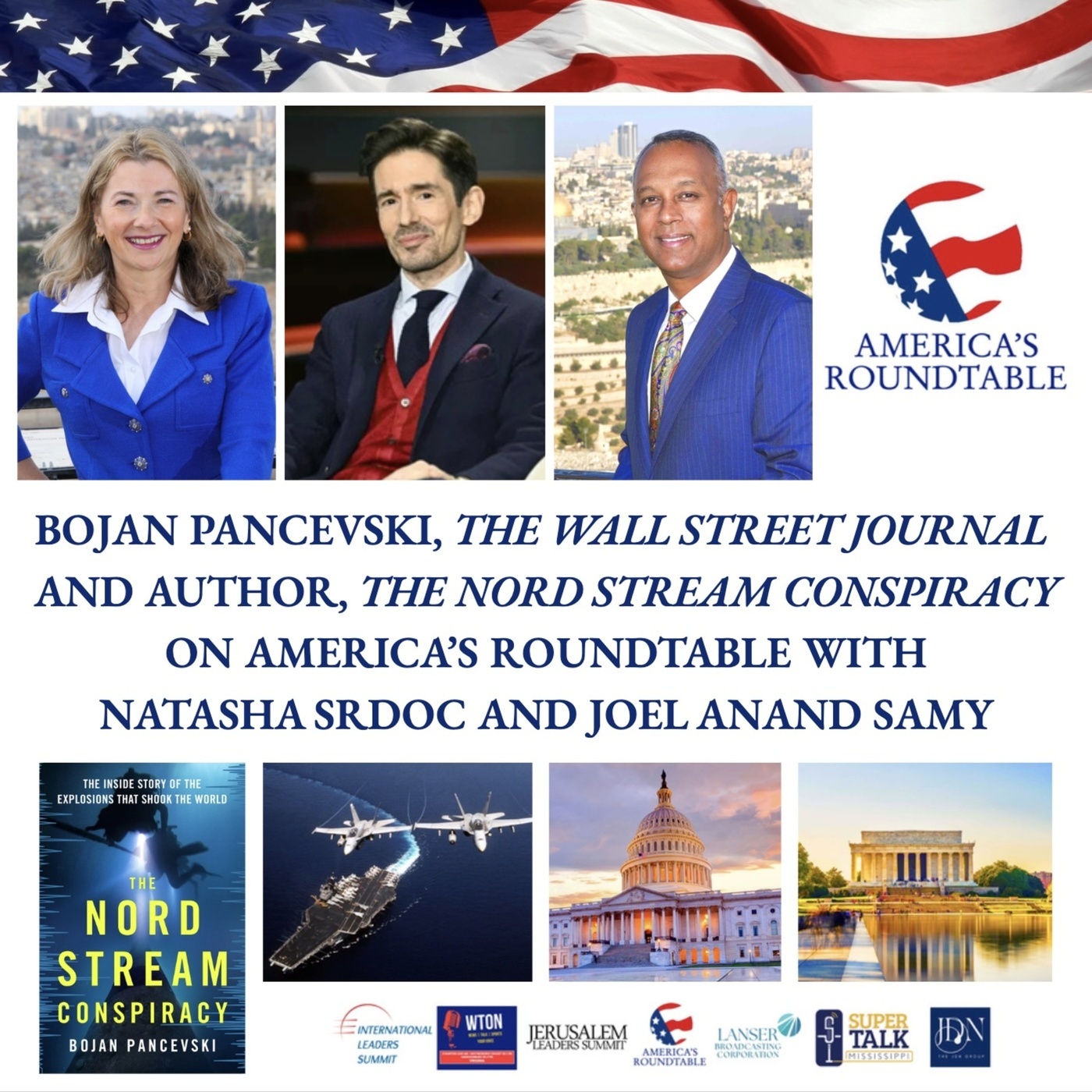 America's Roundtable with Bojan Pancevski, The Wall Street Journal | Author: "The Nord Stream Conspiracy: The Inside Story of the Explosions That Shook the World"
