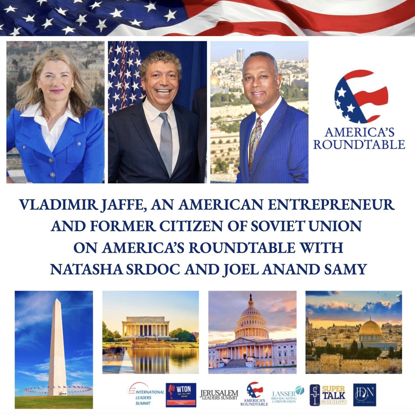 America's Roundtable vladimir-jaffe-former-soviet-citizen-america-freedom-versus-socialism-communism: America's Roundtable with Vladimir Jaffe - American Entrepreneur and Former Soviet Citizen | Freedom vs. Socialism/Communism