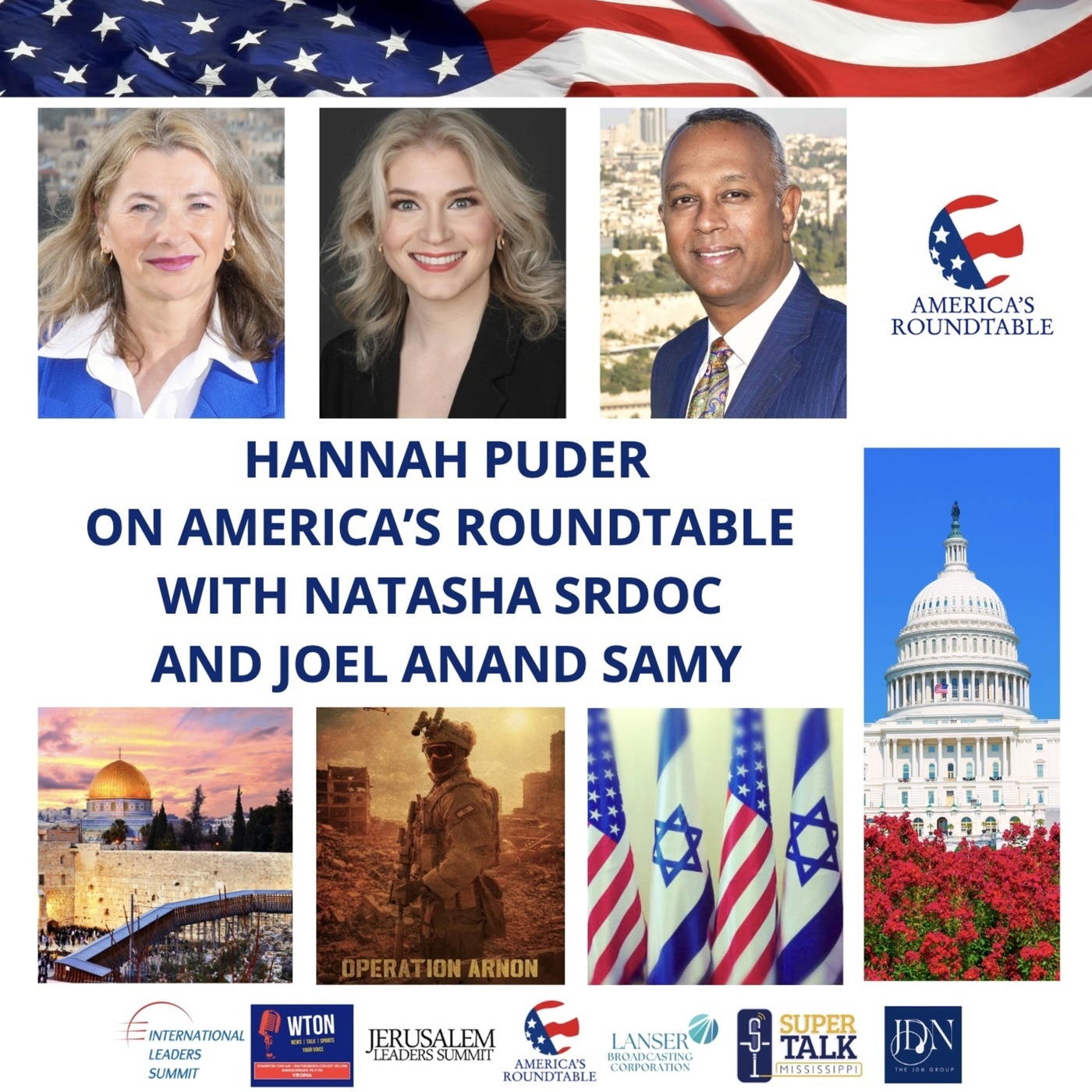 America's Roundtable with Hannah Puder | "Operation Arnon: A Story of Hope and Sacrifice" | Documentary: Israel's daring rescue of four hostages in Gaza