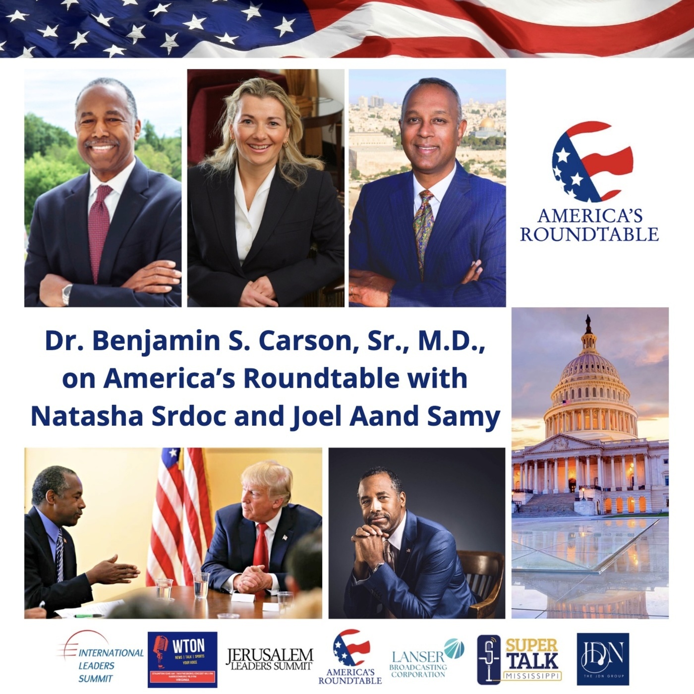 America's Roundtable dr-ben-carson-america-250th-anniversary-housing-economy-healthcare-affordability-sanctity-life: Dr. Ben Carson on Joining USDA as Nutrition, Health and Housing Advisor | America's 250th Anniversary  | Healthcare Reform | US Economy | Sanctity of Life