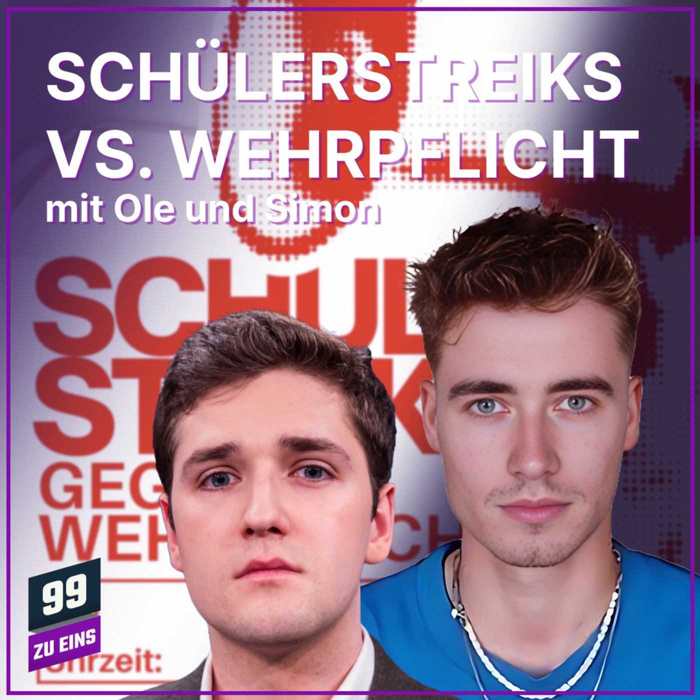 Schülerstreiks gegen die Wehrpflicht mit Ole Nymoen und Simon David Dressler