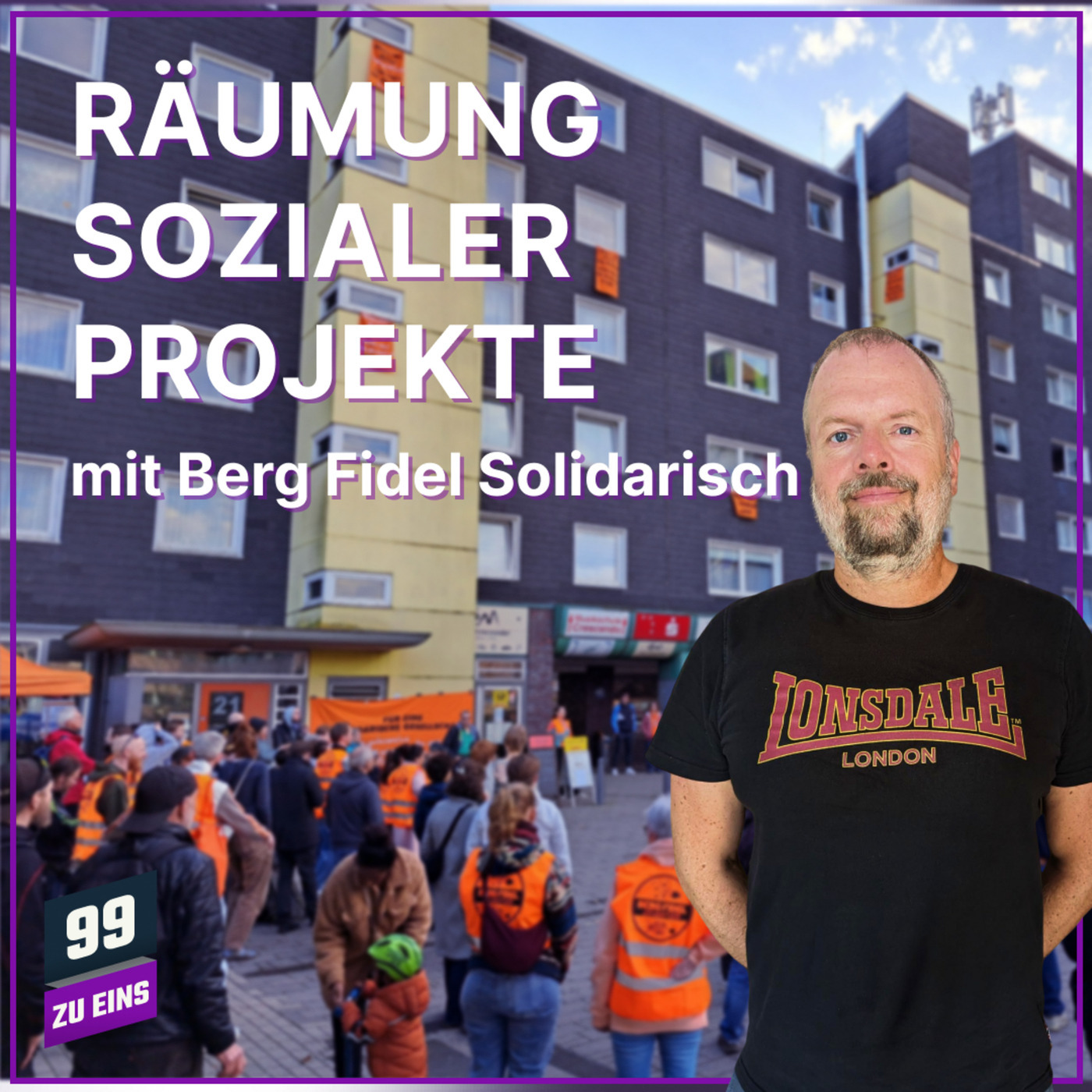 Raumkündigung der Stadteilgewerkschaft Berg Fidel Solidarisch (Münster) - 99 ZU EINS - Ep. 665