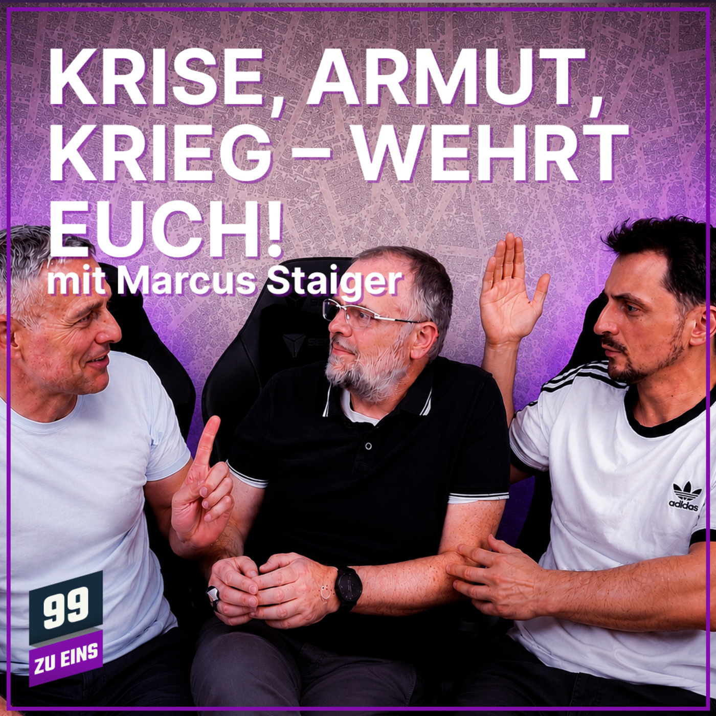 99 ZU EINS 670: Wo sind die Proteste gegen sozialen Kahlschlag und Aufrüstung?! mit Marcus Staiger - 99 ZU EINS