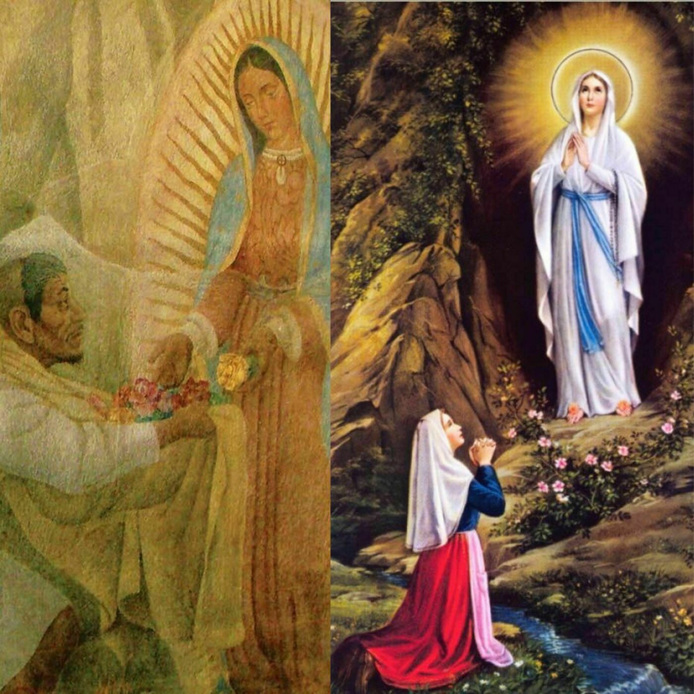 More McGrady with Katie : I think St. Bernadette and St. Juan Diego would be friends 