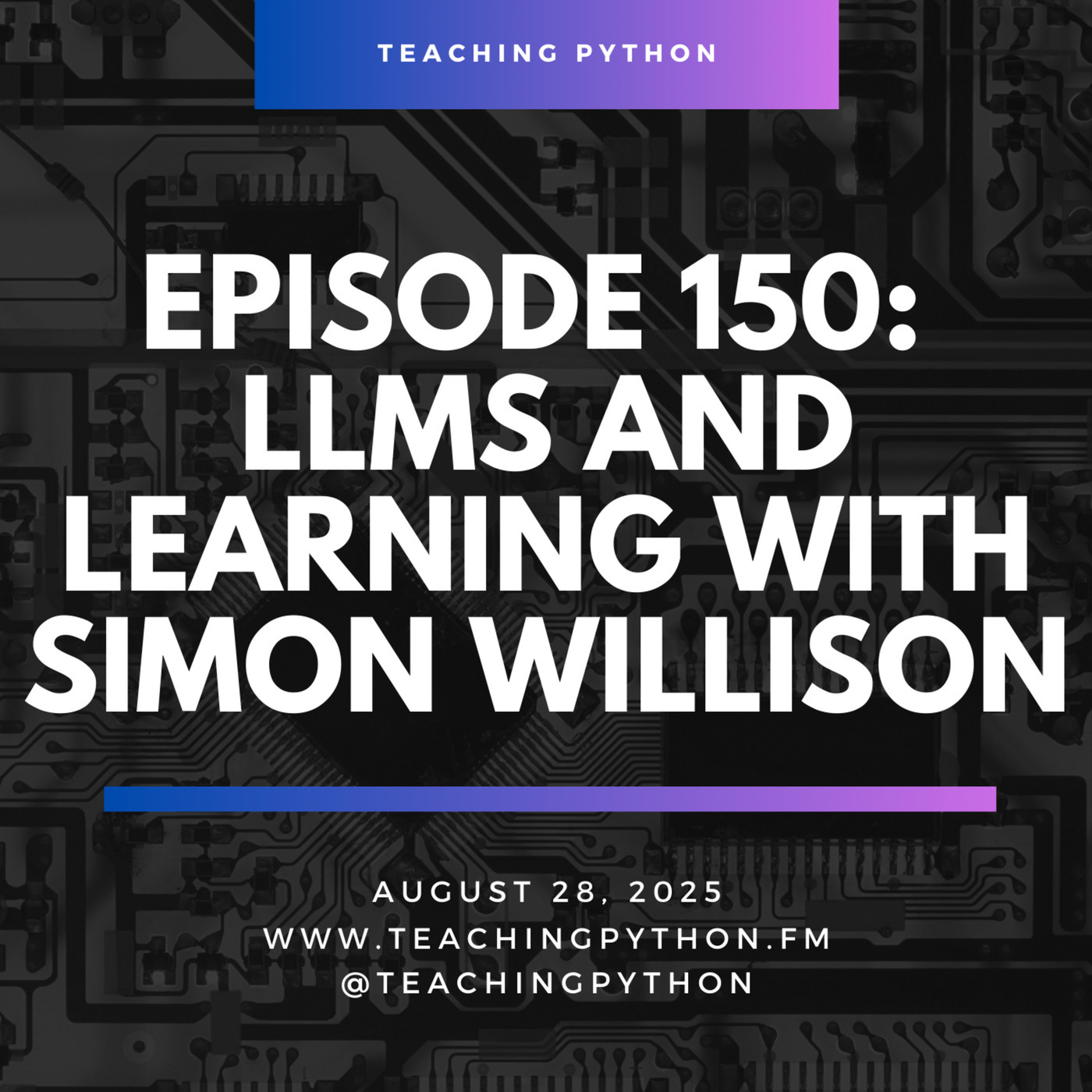 github - jeffthompson pythonteachingexamples: example... Teaching Python Episode 150: LLMs with Simon WIllison