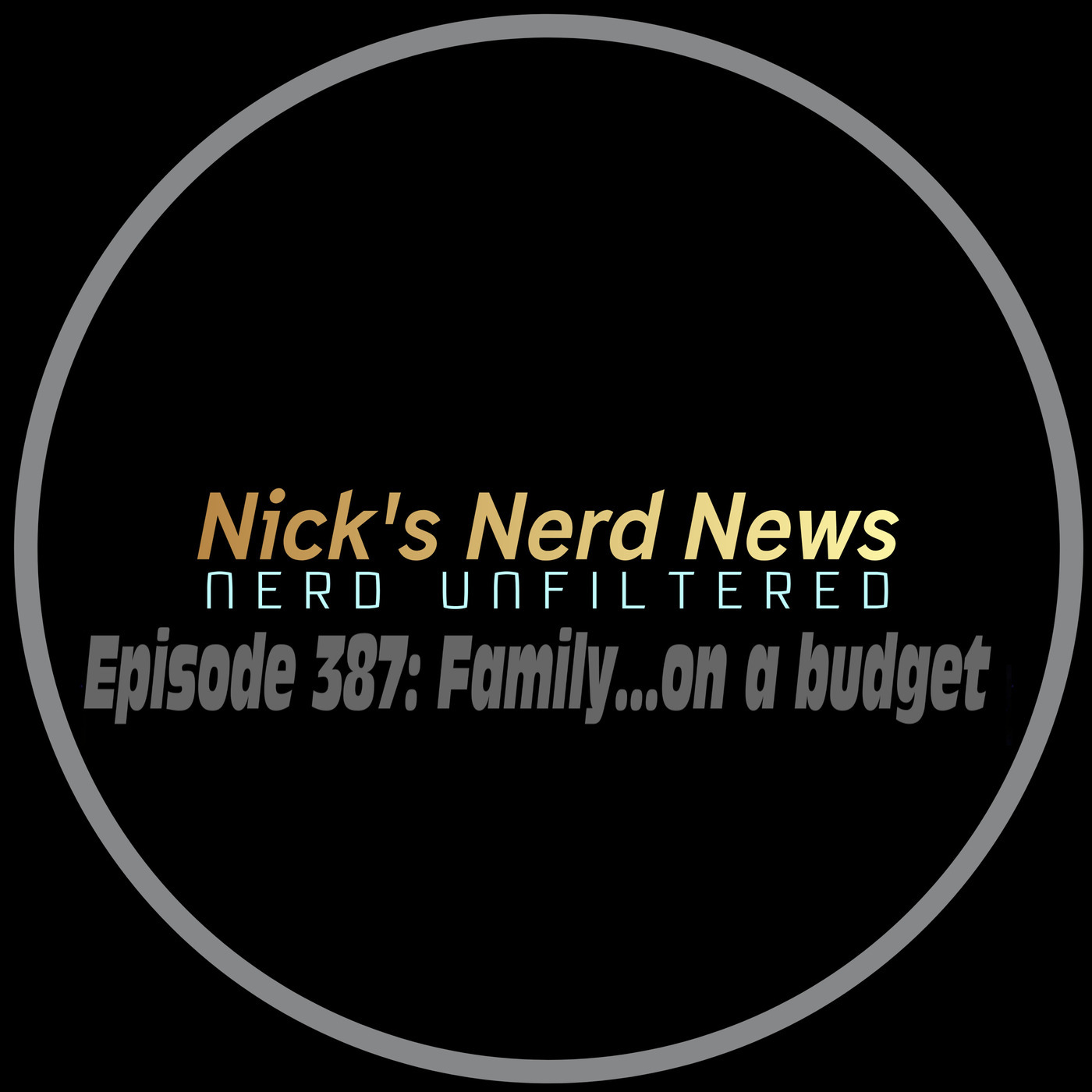 Nick's Nerd News 387: Family....on a budget