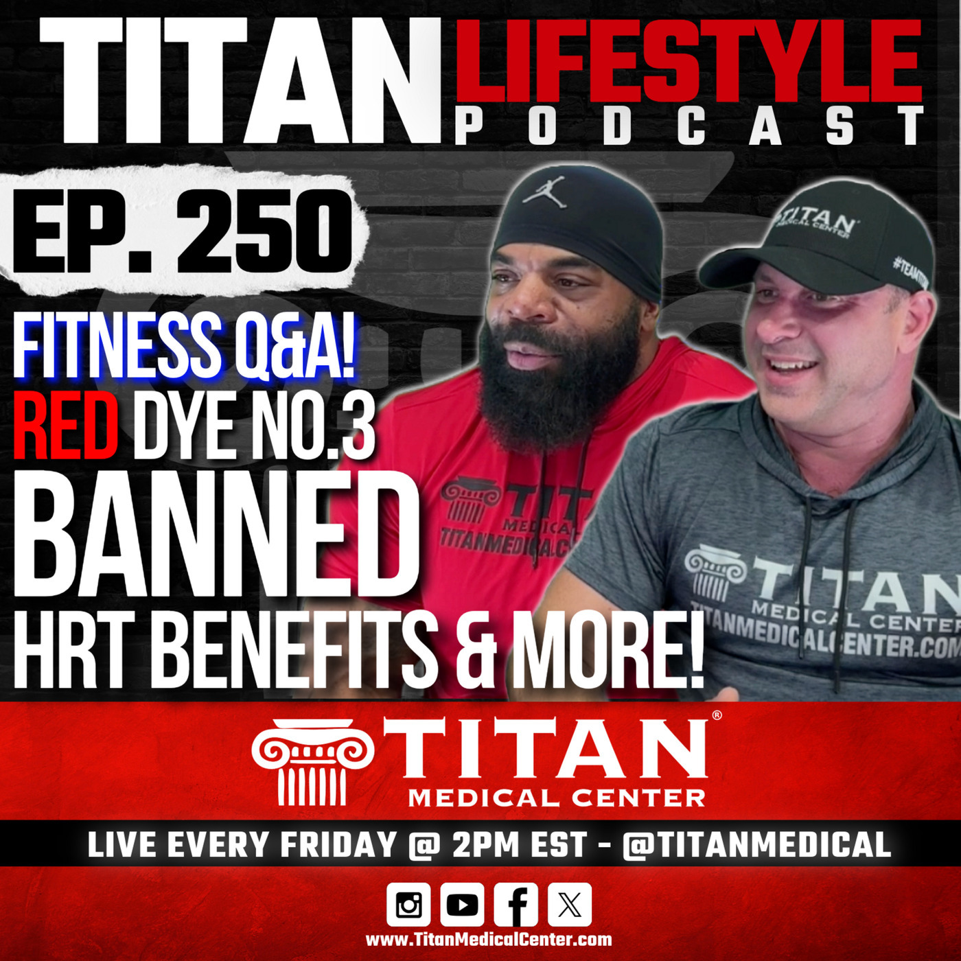 Titan Medical Lifestyle: Titan Lifestyle 250 | Red Dye No. 3 Ban, 2 Second iPhone charge, Fitness Q&A!