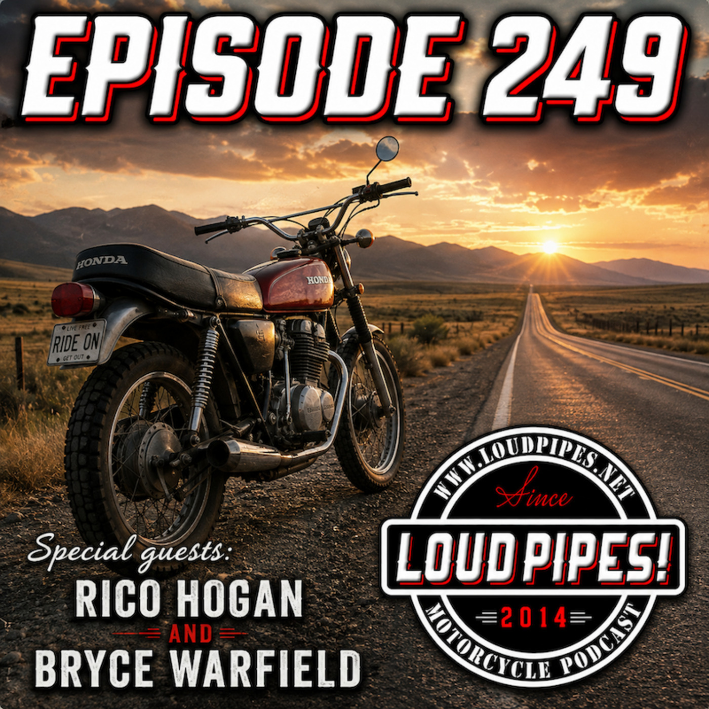 Loud Pipes!: 249: Purist Form of Motorcycling with Rico and Bryce