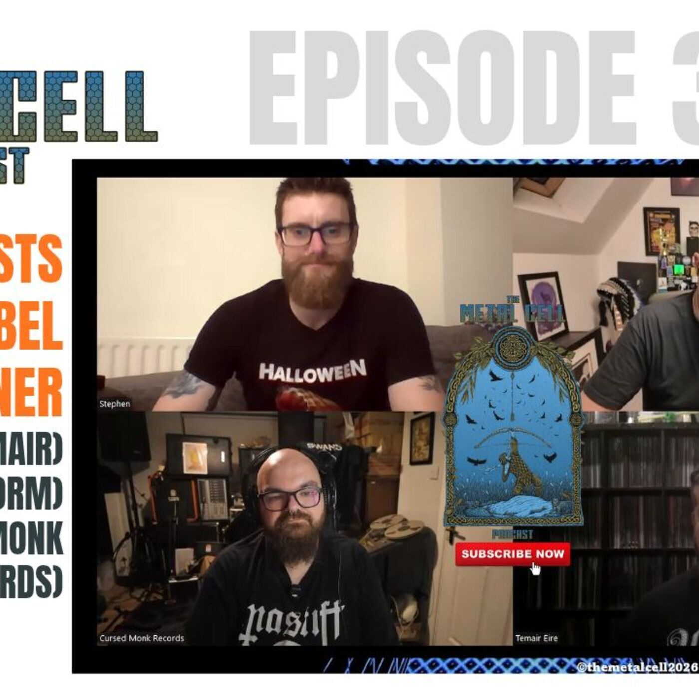 The Metal Cell Podcast 387: YOU'VE MADE THE MUSIC — NOW GET IT HEARD | A Discussion With Temair, Orm & Cursed Monk Records.