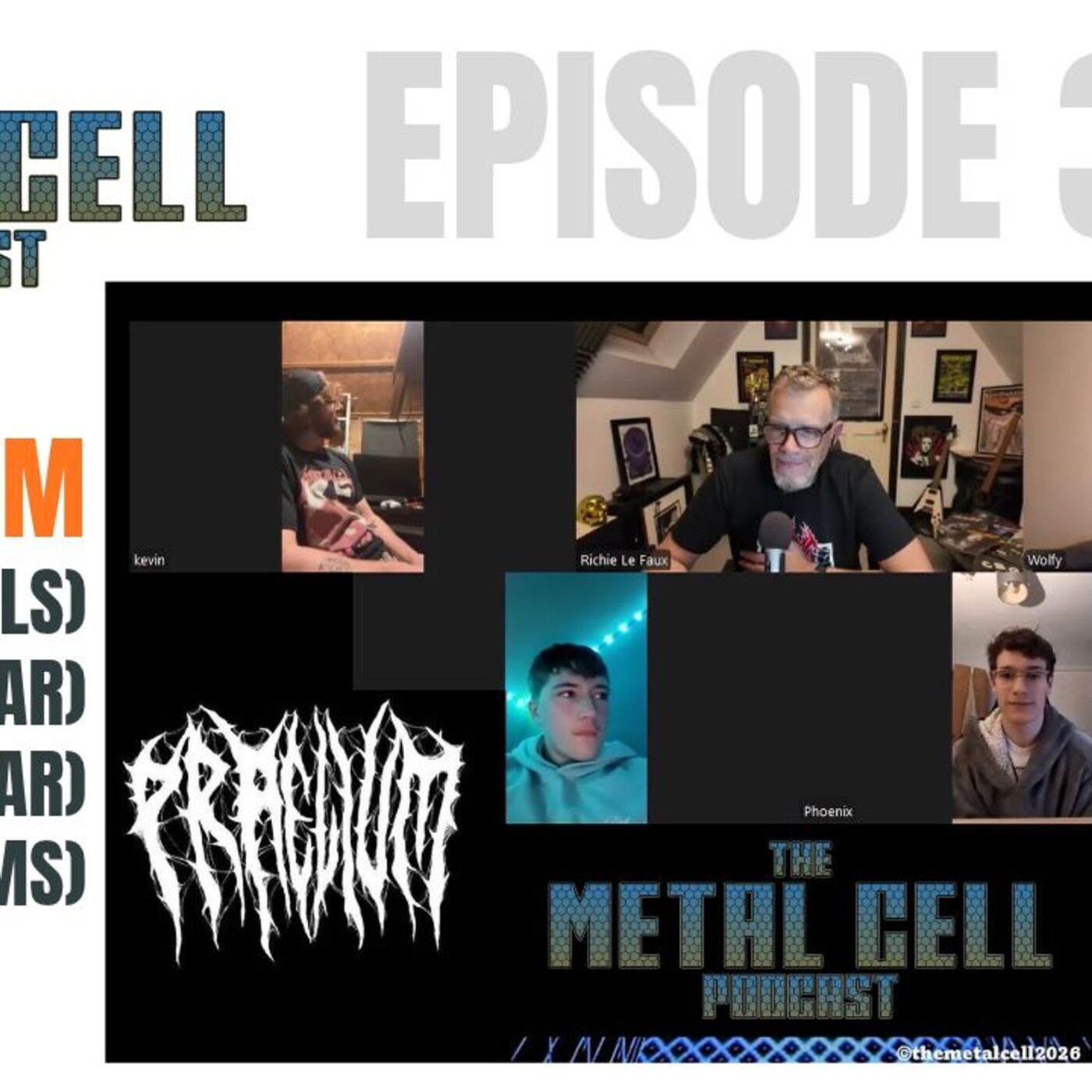 The Metal Cell Podcast 388: PRAELIUM — THE WEIGHT OF FEAR | Interview With The Metal Cell