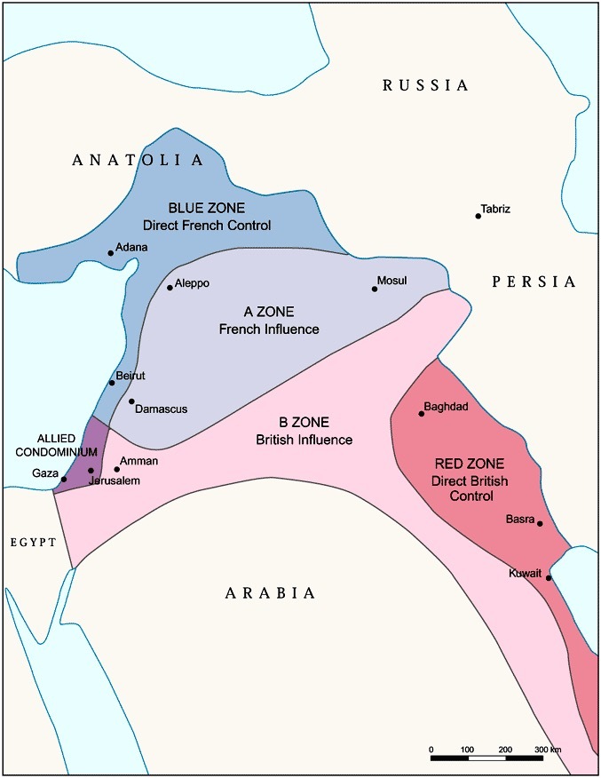 The Sykes-Picot Agreement of 1916