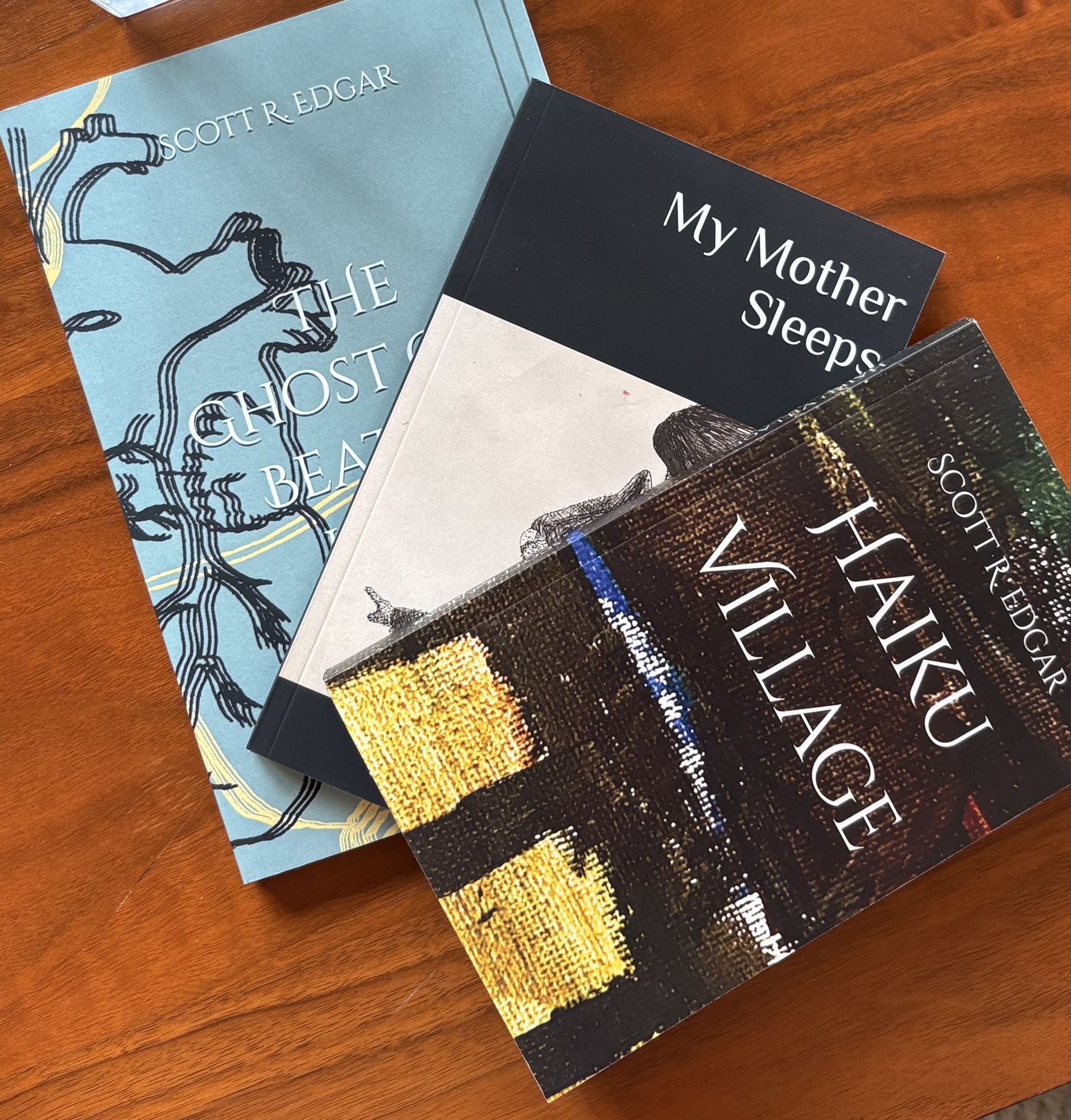My books of poetry.