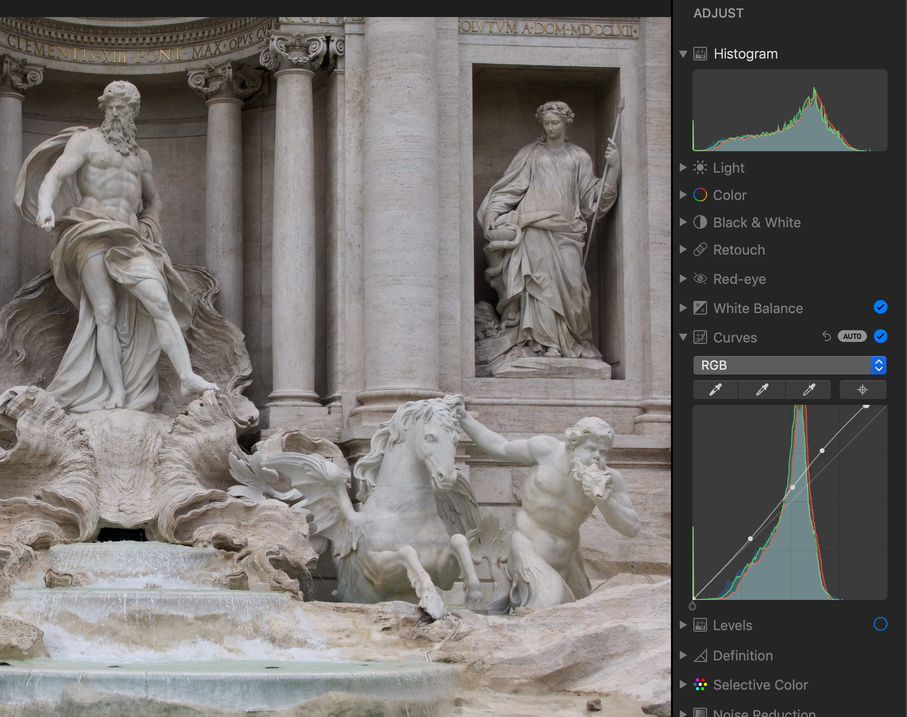 25:45 Applying the Auto setting for Curves