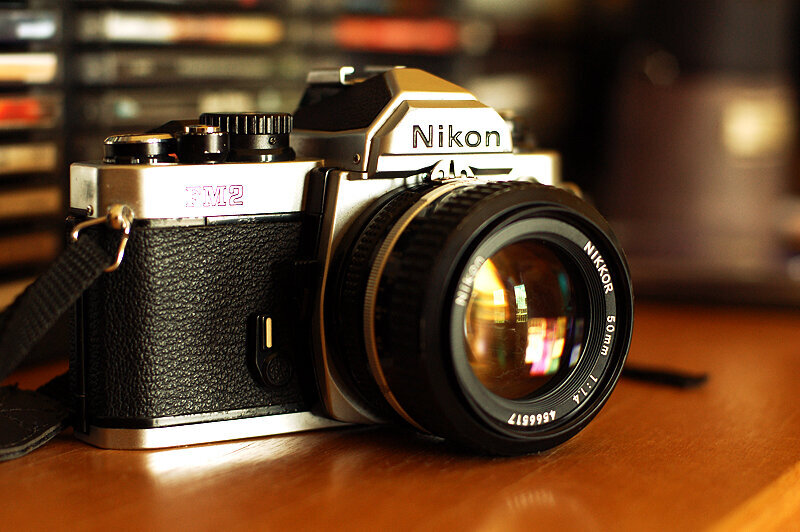 Nikon FM2, photo by Marcos André , CC BY 2.0 Licensed