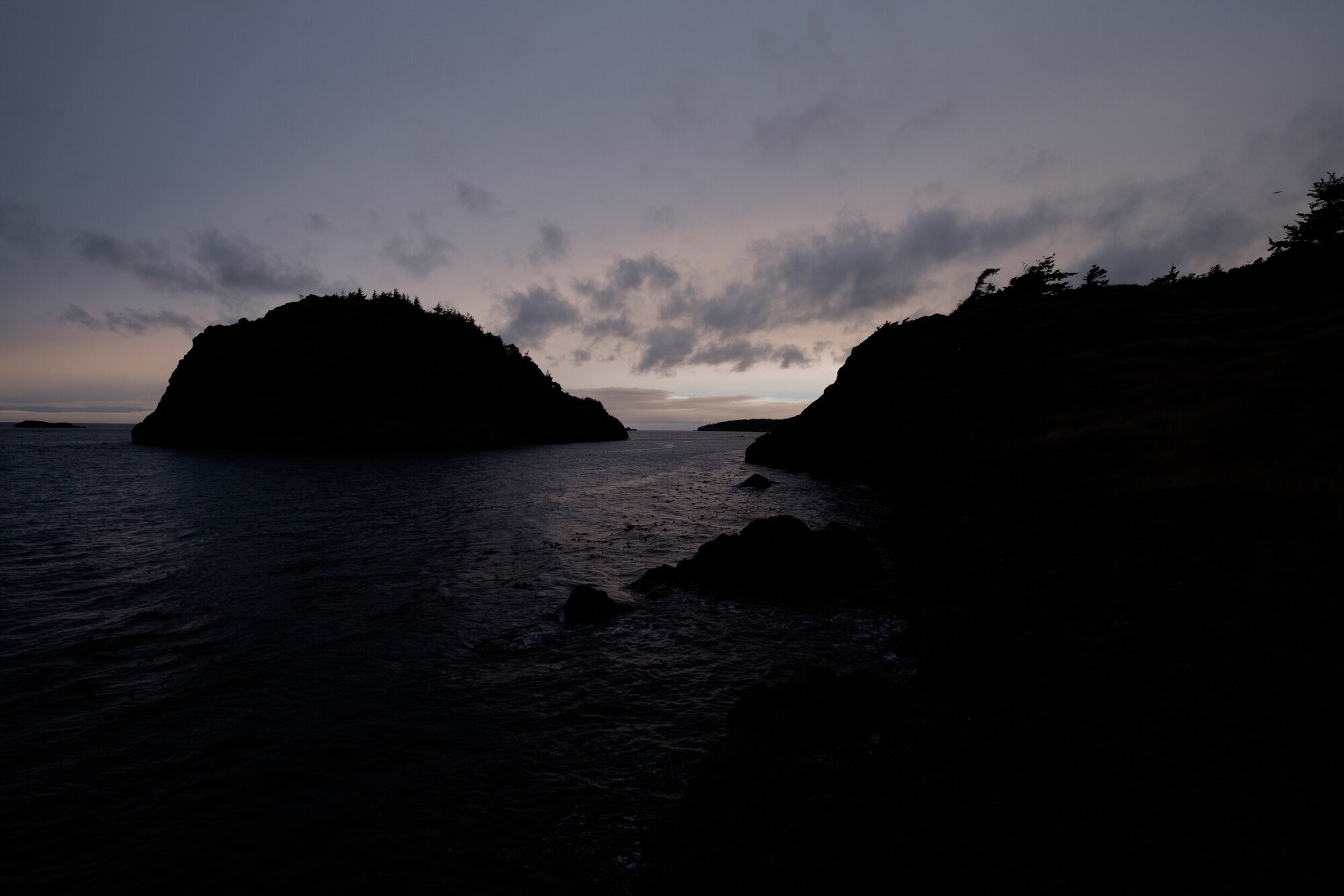 Shoreline photo before editing