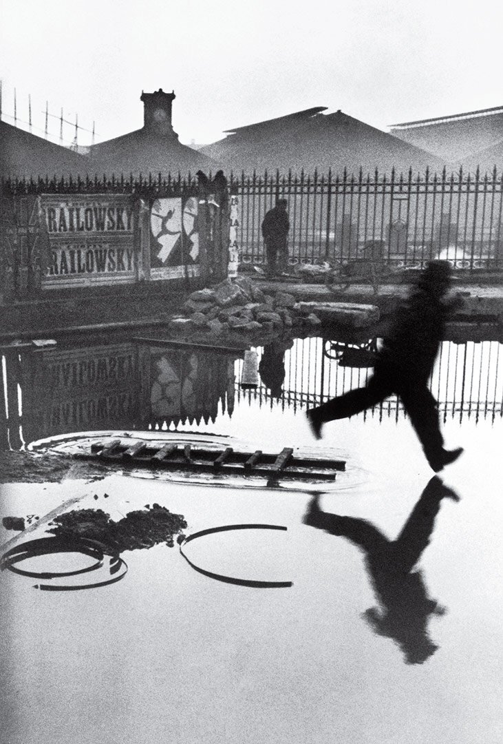 Behind the Gare Saint Lazare, by Henri Cartier-Bresson
