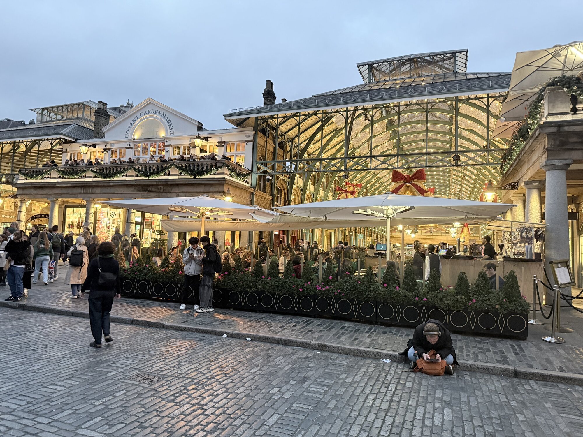Covent Garden Market, before (Photo by Kirk McElhearn)