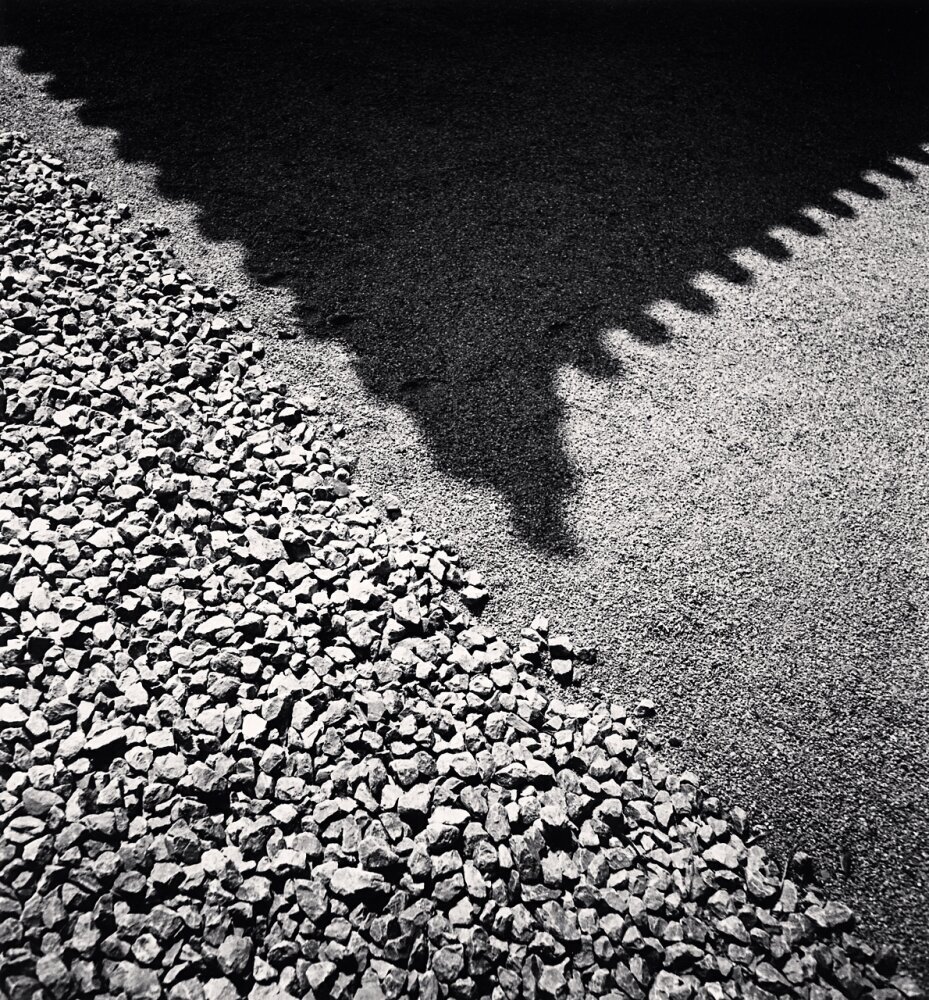 Rock Garden and Roof Shadow , Tosa Kokubunji, Kochi, Shikoku, Japan. 2012