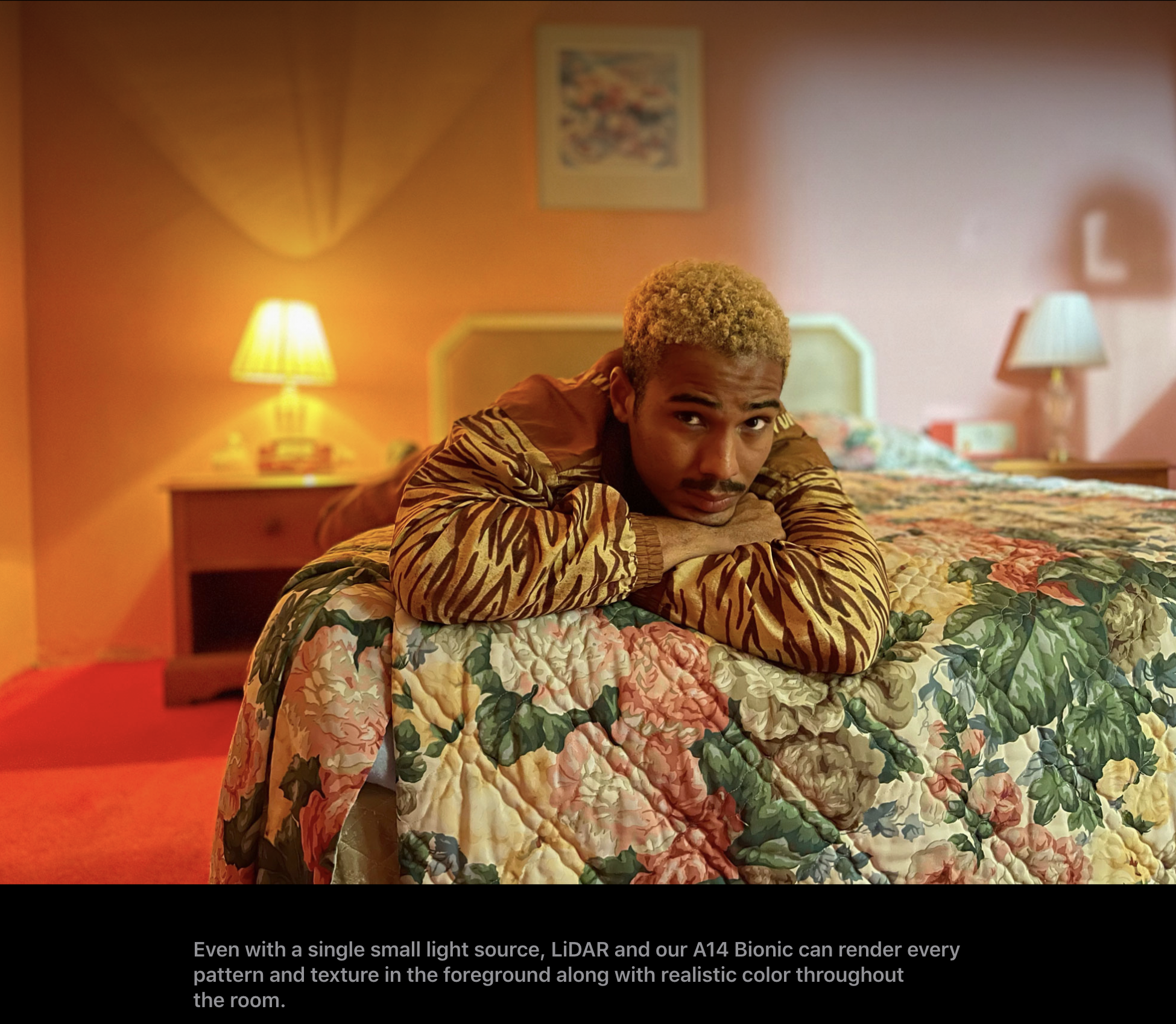 Man on Bed, Apple.com