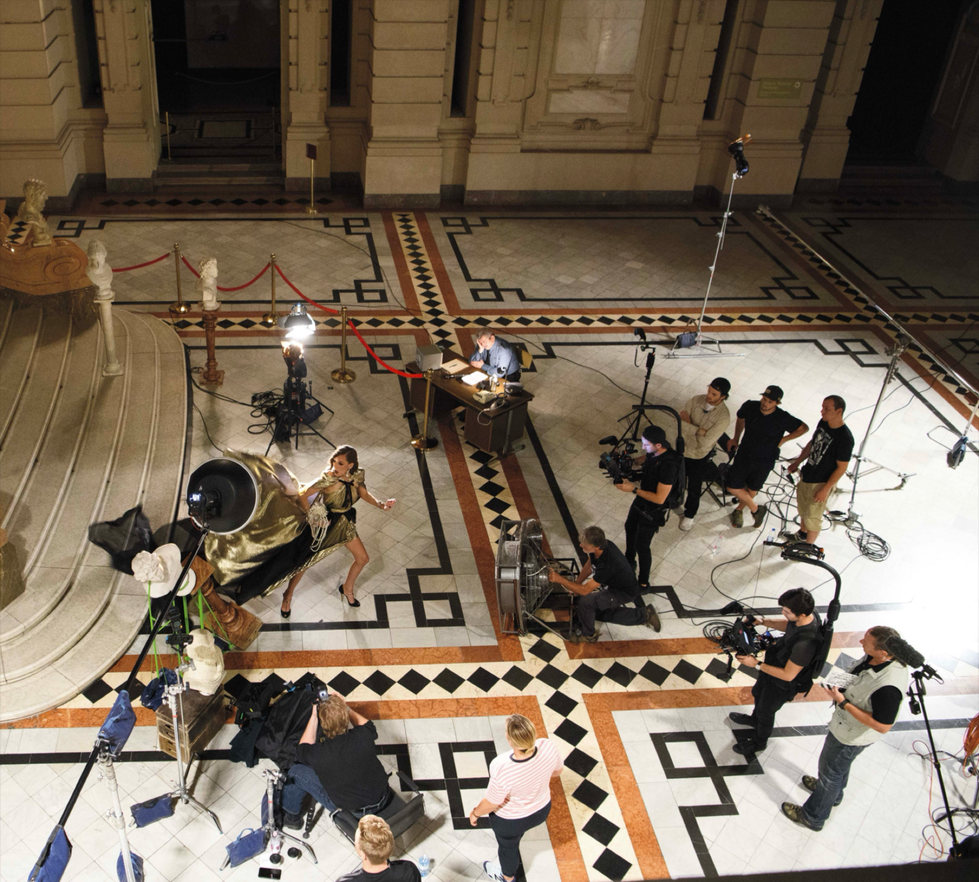 Museum photo behind the scenes. Photo by Joe McNally, from The Real Deal