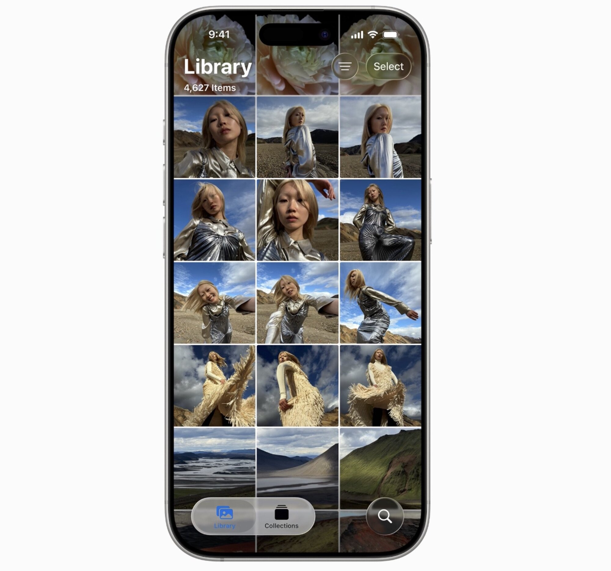 The Photos app in iOS 26. (Apple)