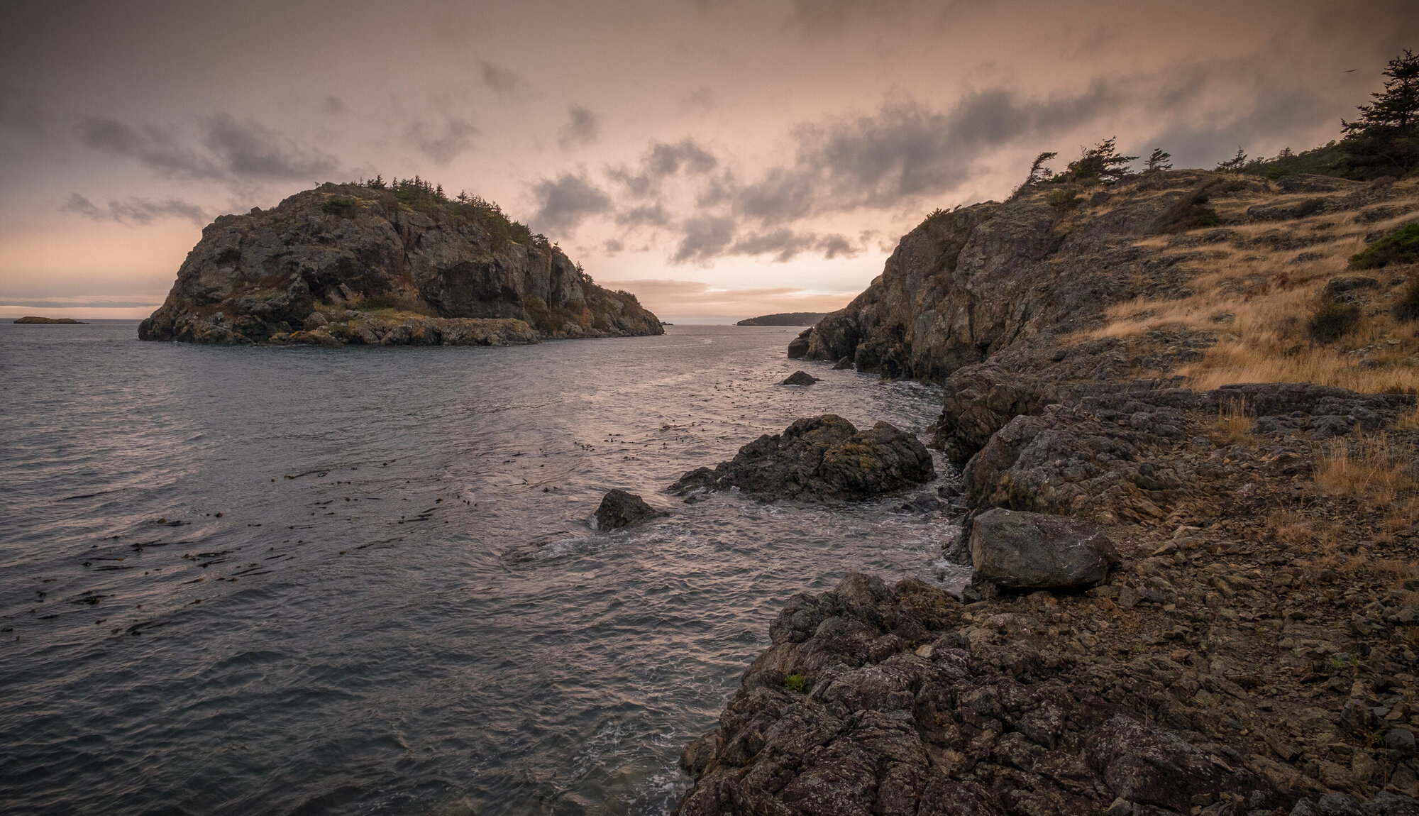 Full edit of shoreline photo