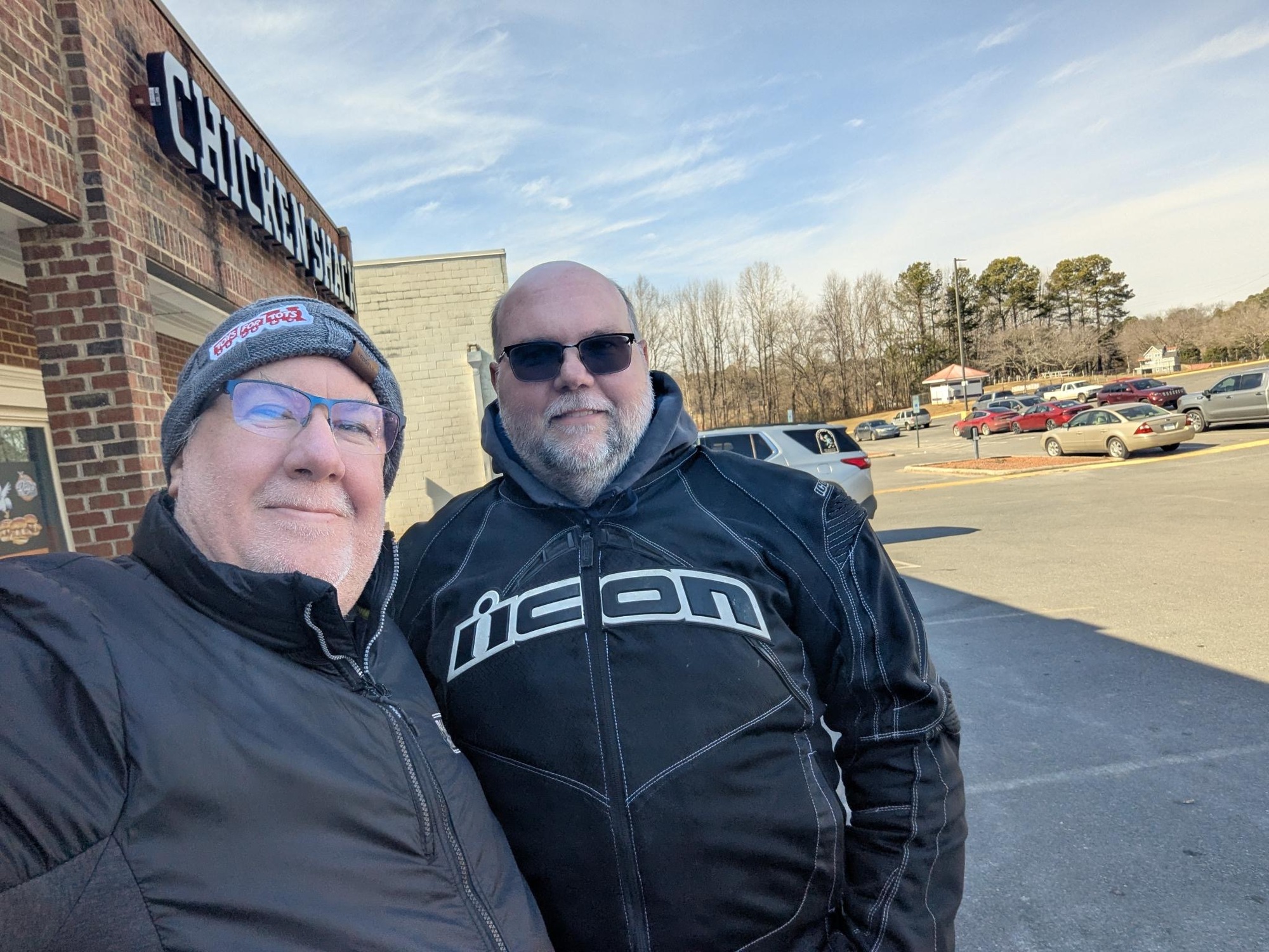 Rich and Jon at Ray Ray's Chicken Shack